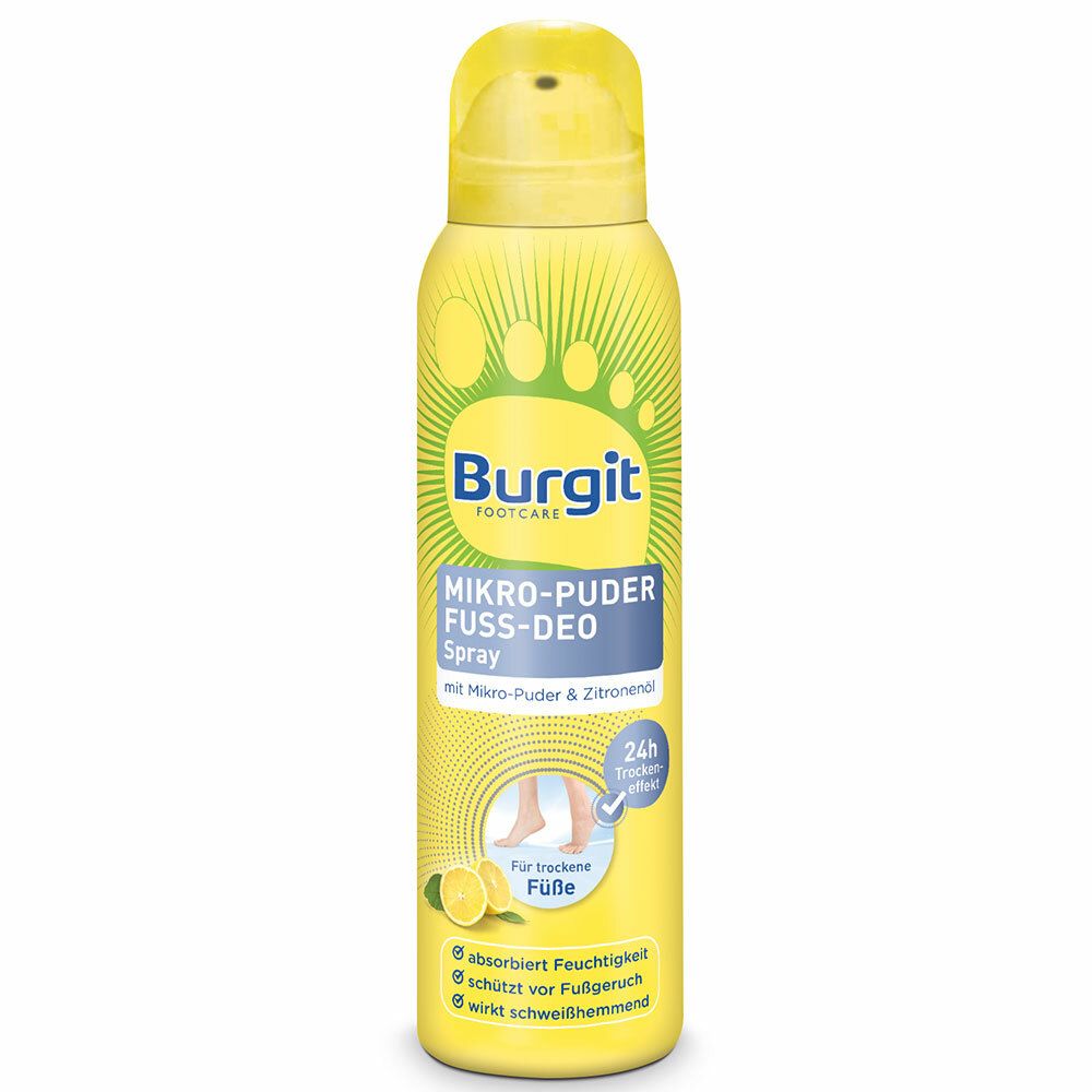 Burgit Mikro-Puder Deo 2in1 Fuß-Spray