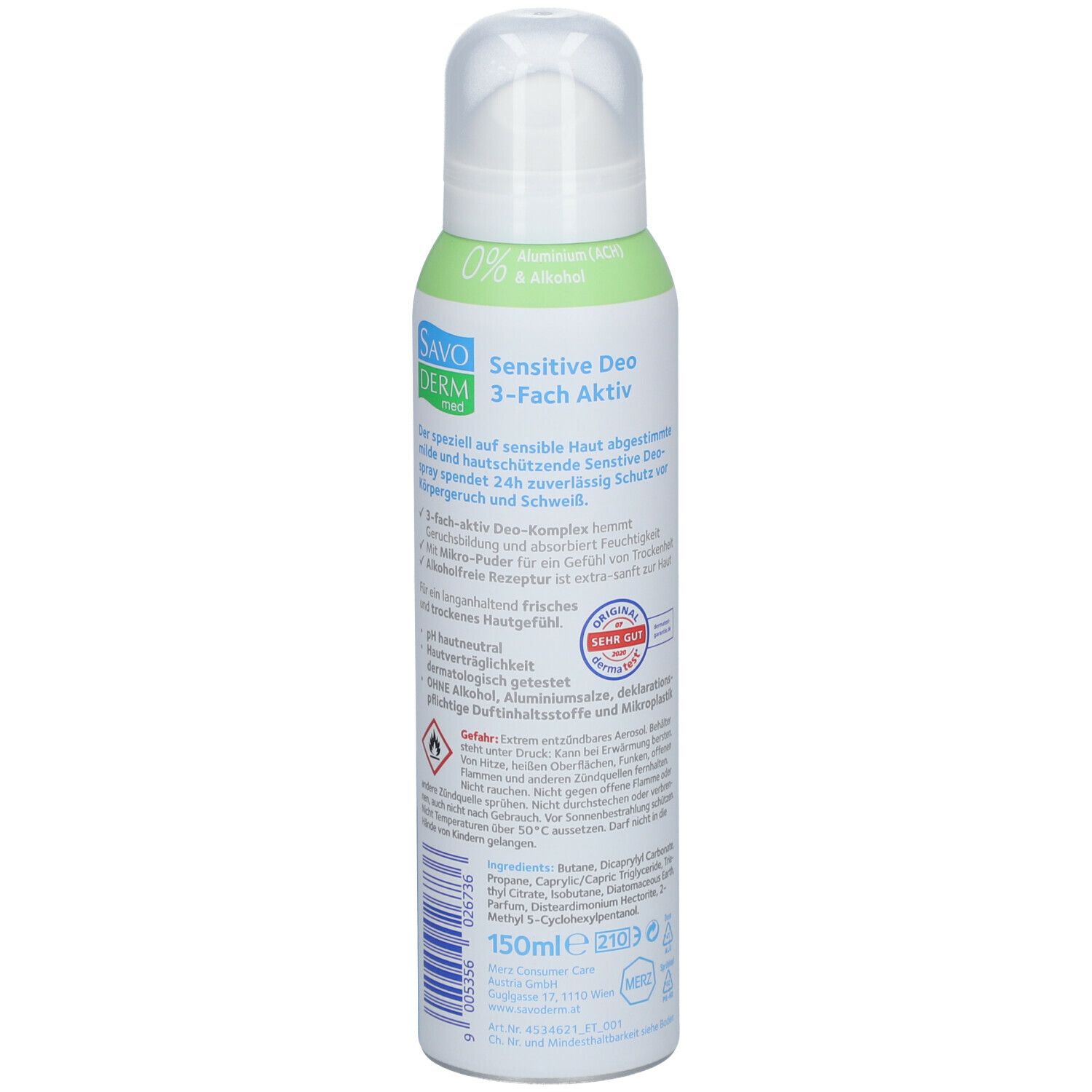 SAVODERM Sensitive Deo Aerosol