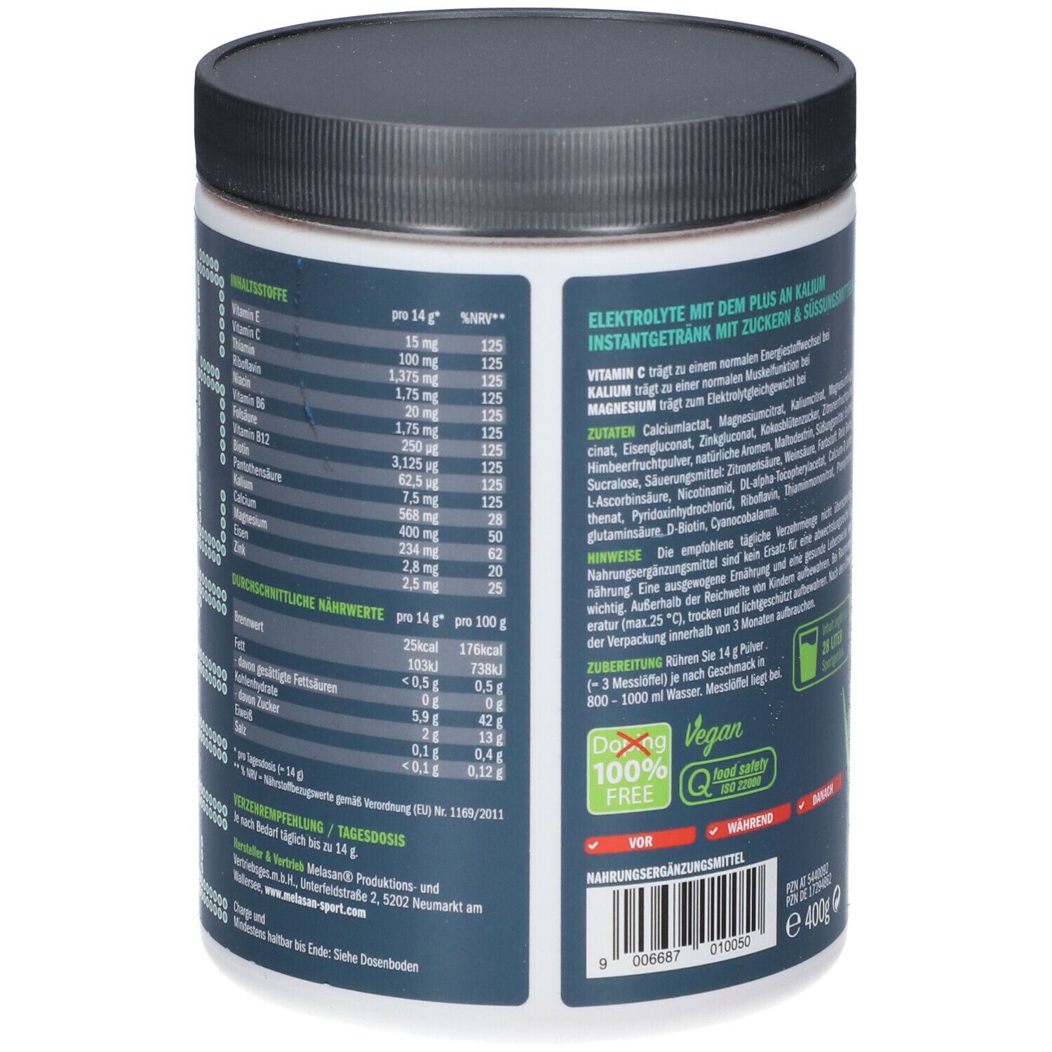 MELASAN® SPORT LOW CARB MAGNESIUM + KALIUM