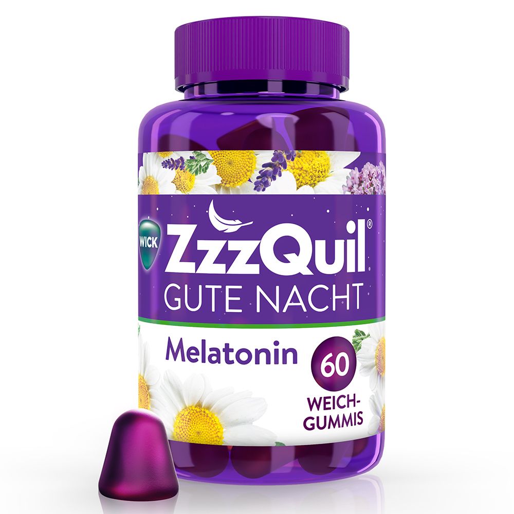 WICK ZzzQuil Gute Nacht mit Melatonin 60 St - Shop Apotheke