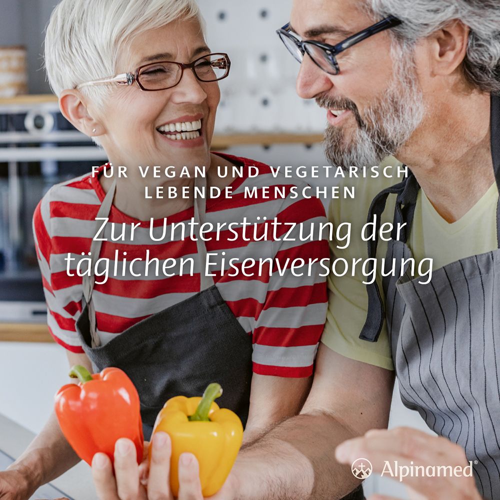 Alpinamed® Eisen Acerola Sticks unterstützen bei Eisenmangel und Mehrbedarf, ab 10 Jahren geeignet, vegan