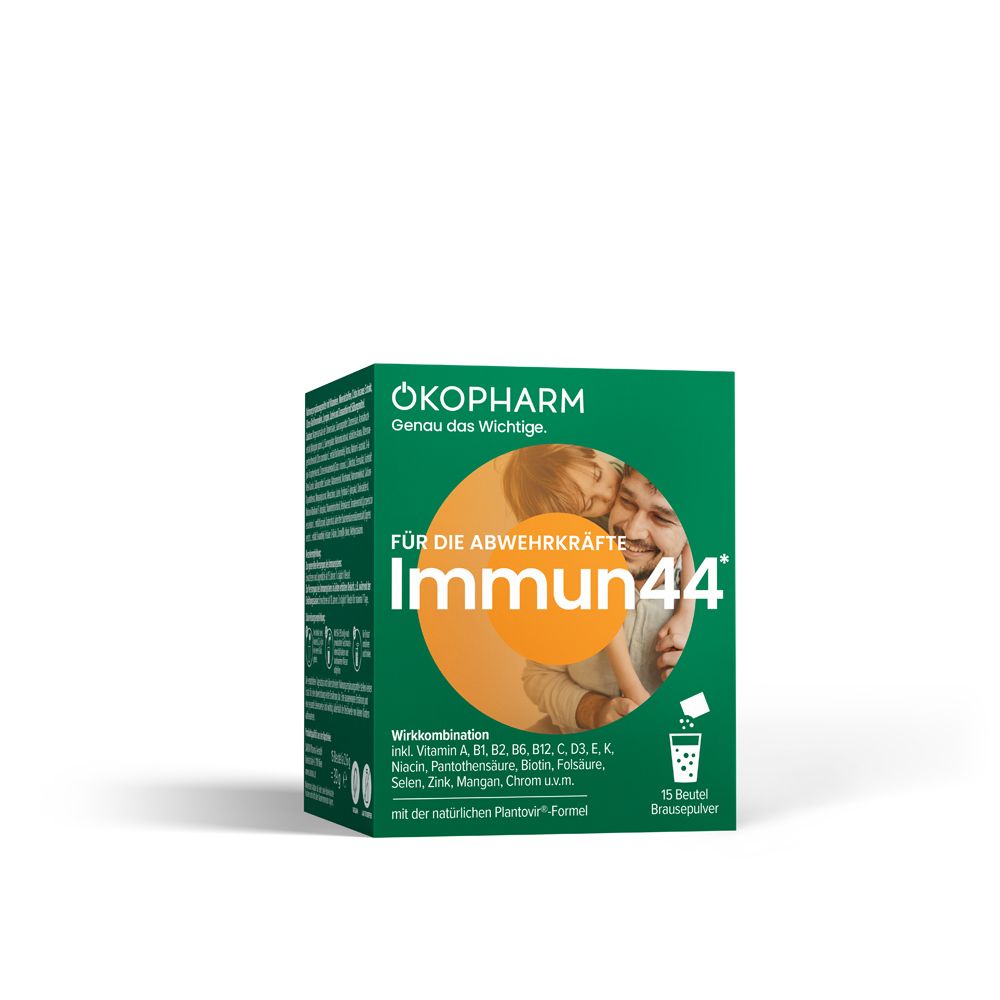 ÖKOPHARM® Immun44® Brausepulver: zum Trinken mit Orangengeschmack