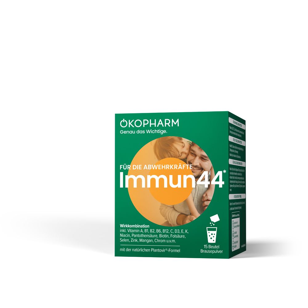 ÖKOPHARM® Immun44® Brausepulver: zum Trinken mit Orangengeschmack