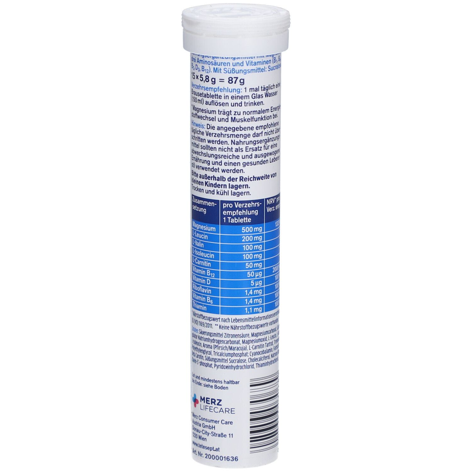Tetesept Sport BCAA Plus Brausetabletten