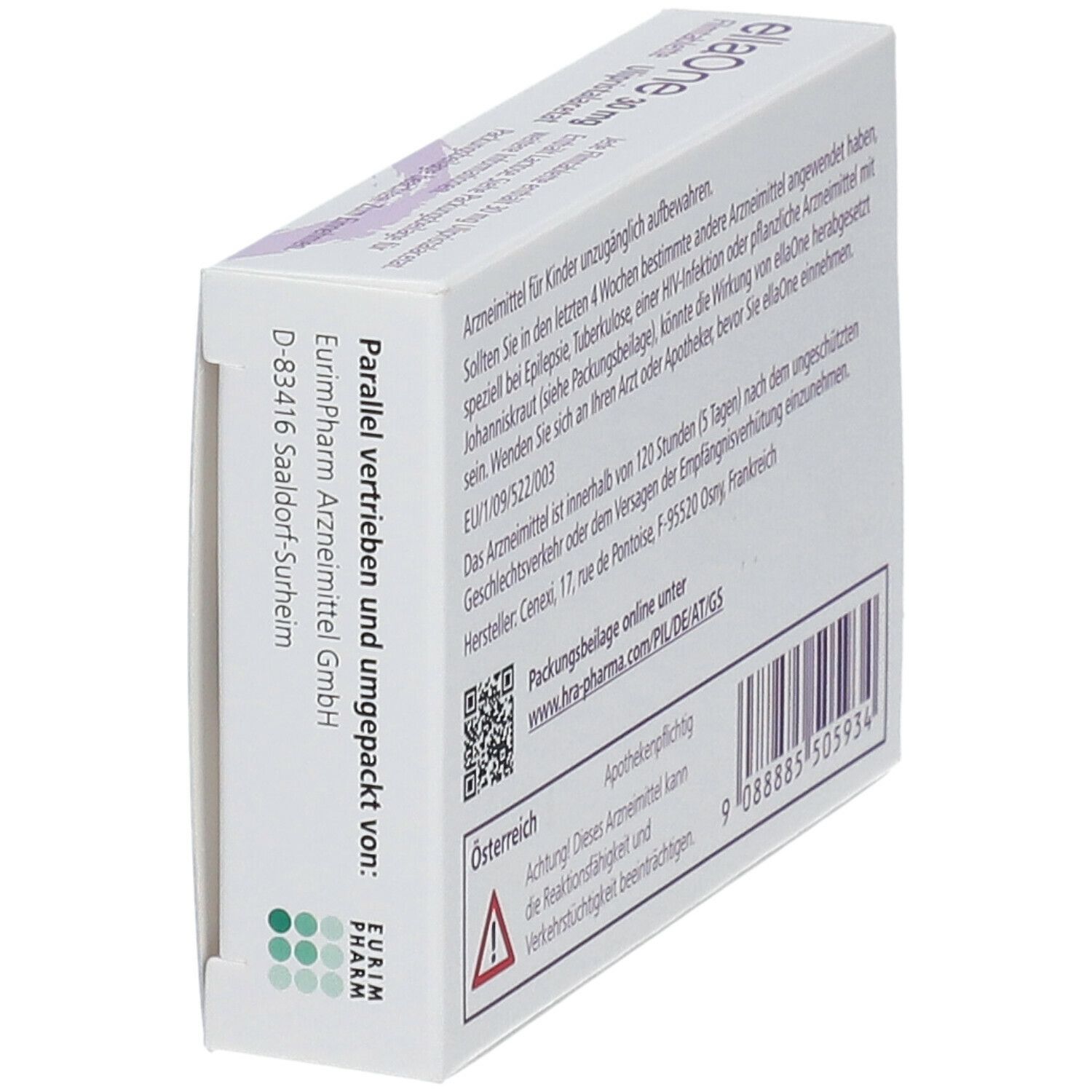 ellaOne® 30 mg Notfallverhütung