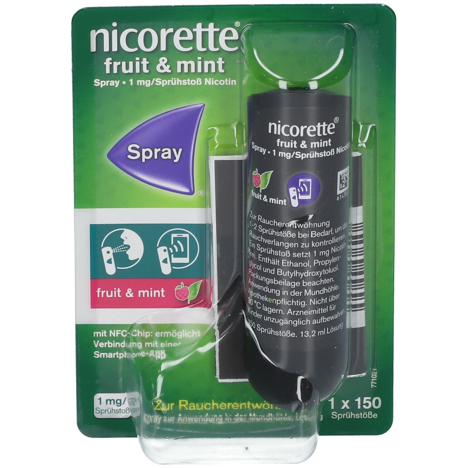 nicorette®  fruit & mint Spray 1 mg