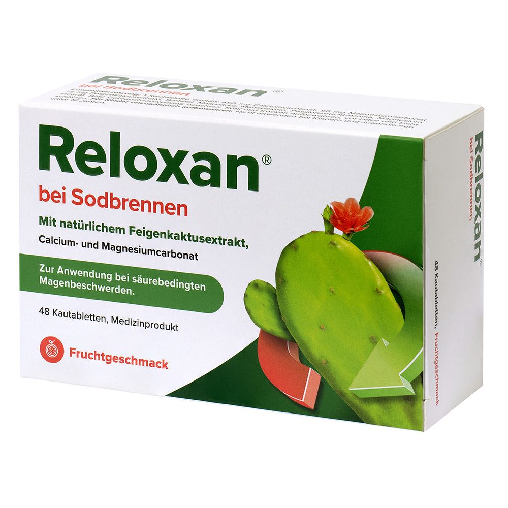 Reloxan® Kautabletten bei Sodbrennen - Passionsfrucht