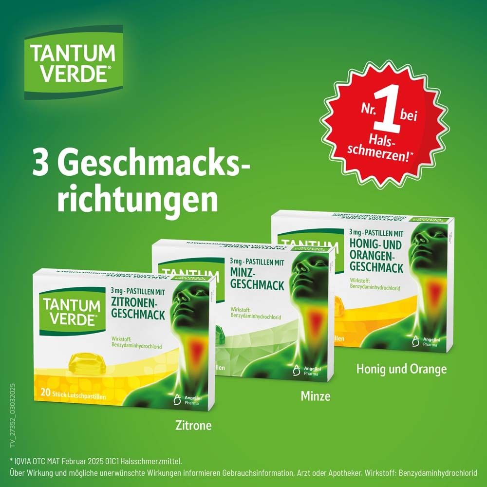 TANTUM VERDE® Pastillen mit Minzgeschmack
