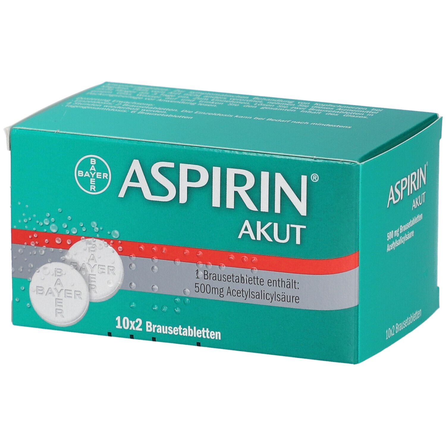 Aspirin® Akut Brausetabletten bei migränebedingten Kopfschmerzen