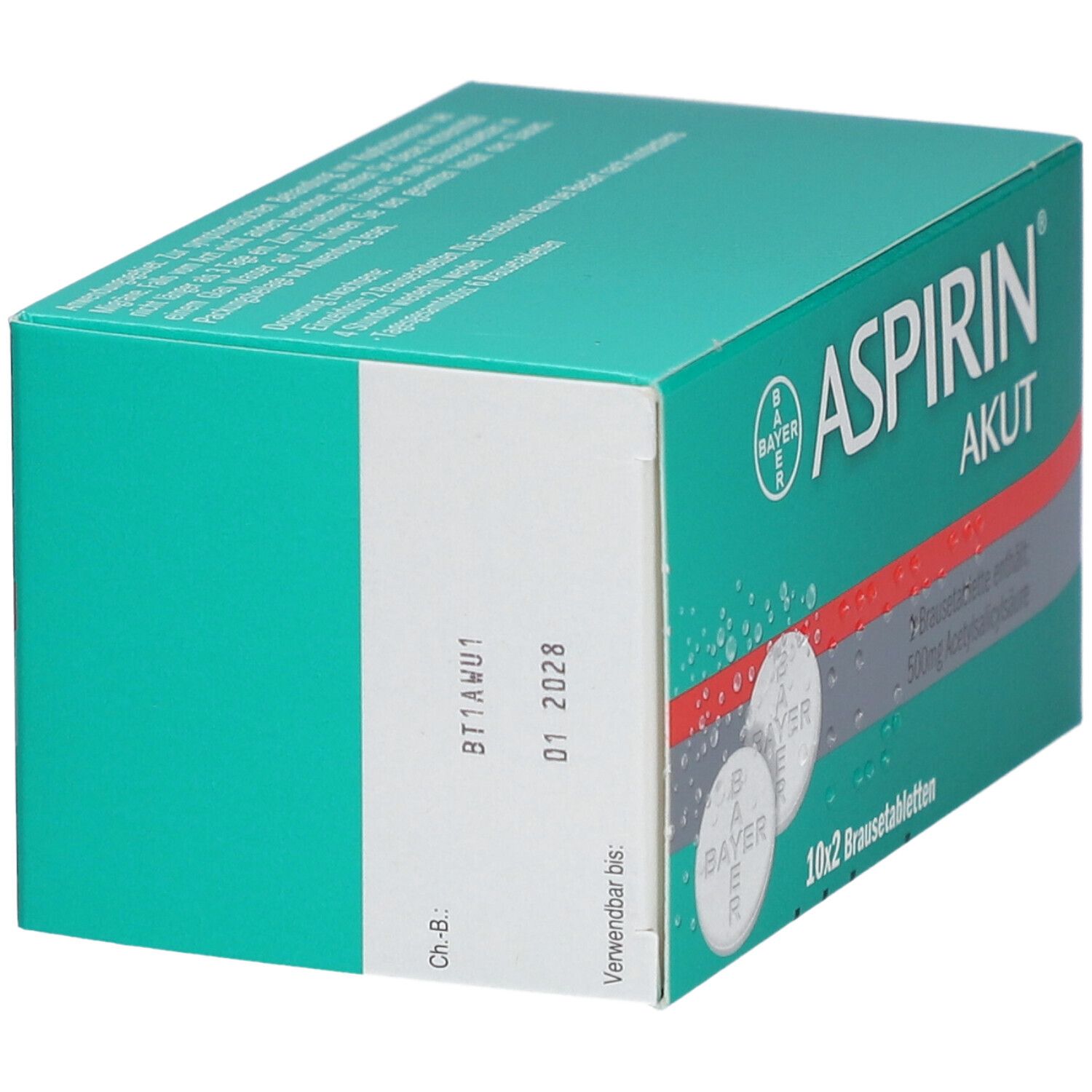Aspirin® Akut Brausetabletten bei migränebedingten Kopfschmerzen