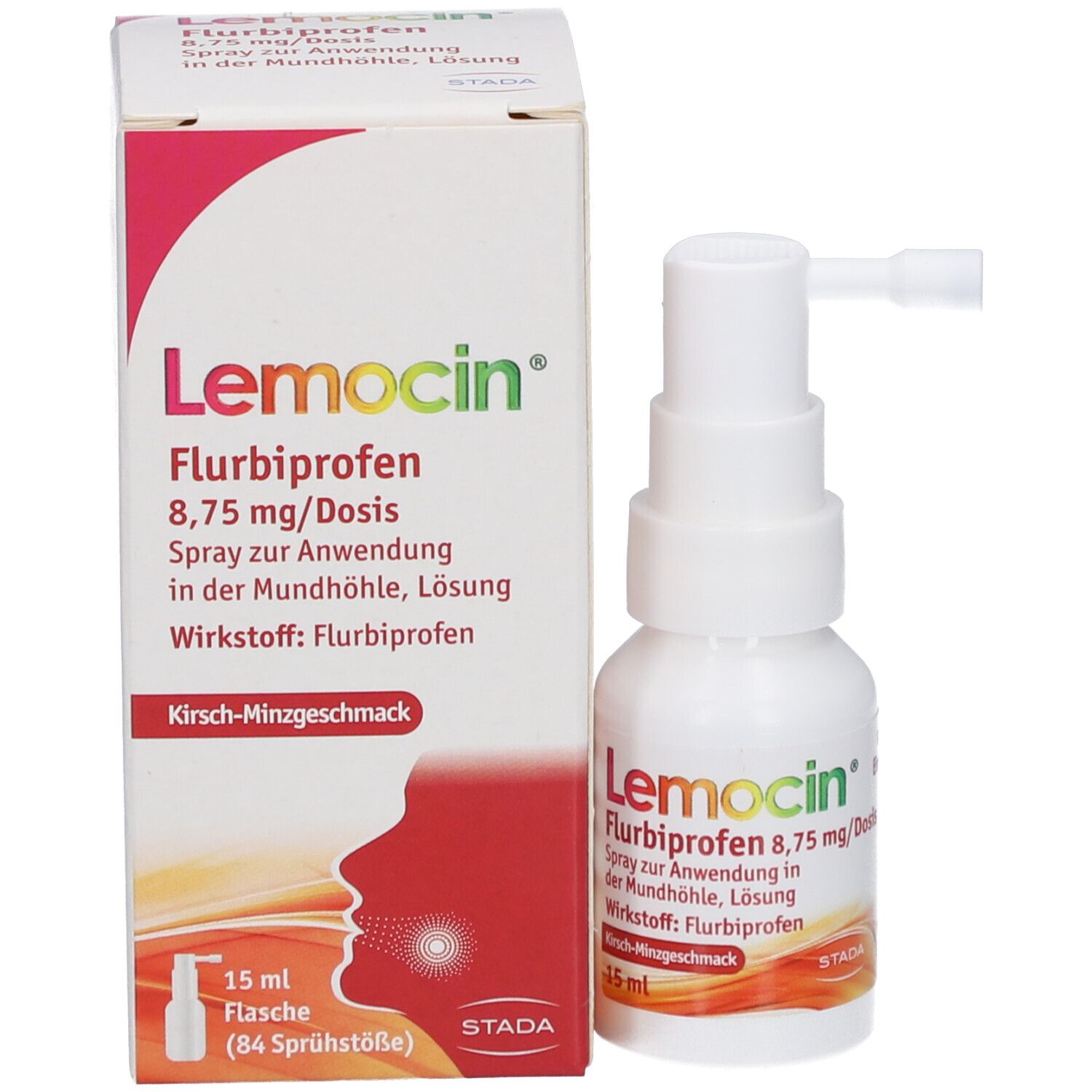 STADA Lemocin® Mundspray gegen Halsschmerzen - Kirsch-Minz