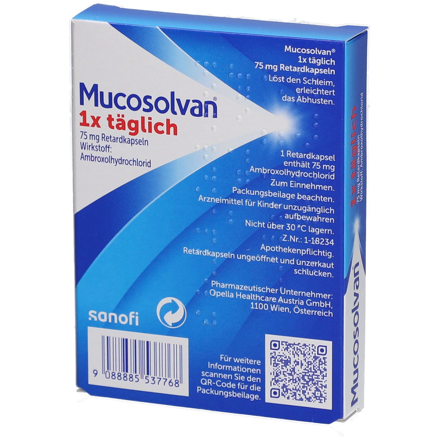 MUCOSOLVAN® 1 x täglich Hustenkapseln