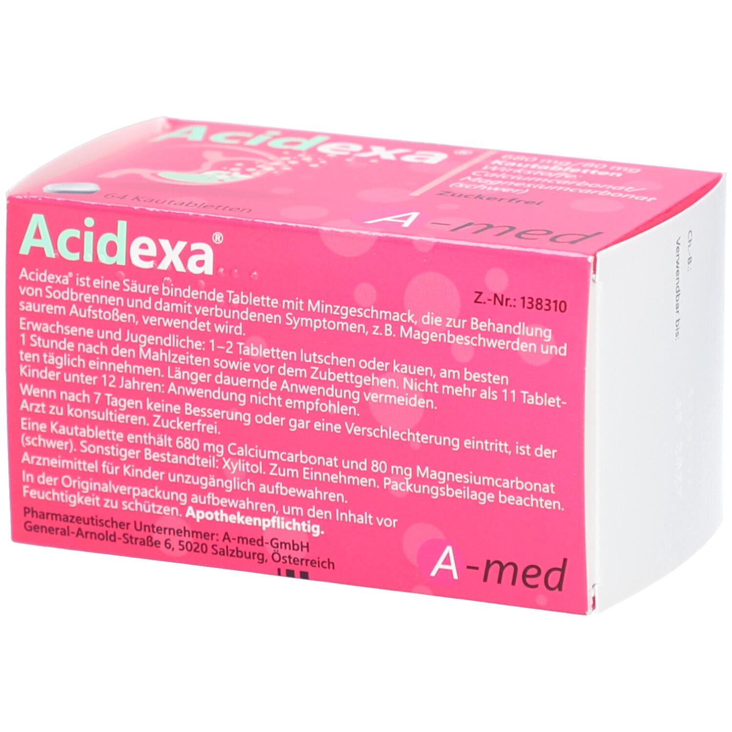 Acidexa 680 mg/80 mg Kautabletten