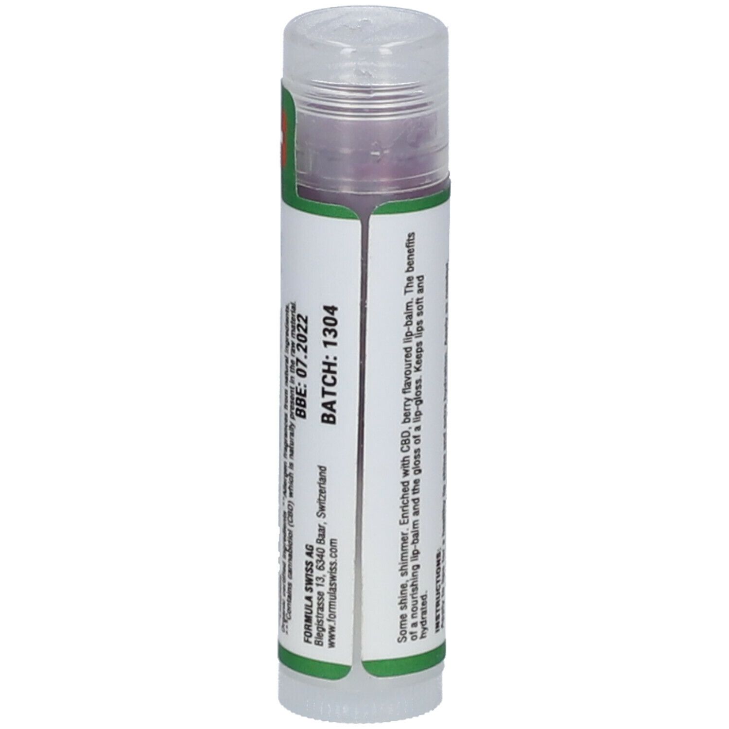 Formula Swiss CBD Lip Balm Beeren