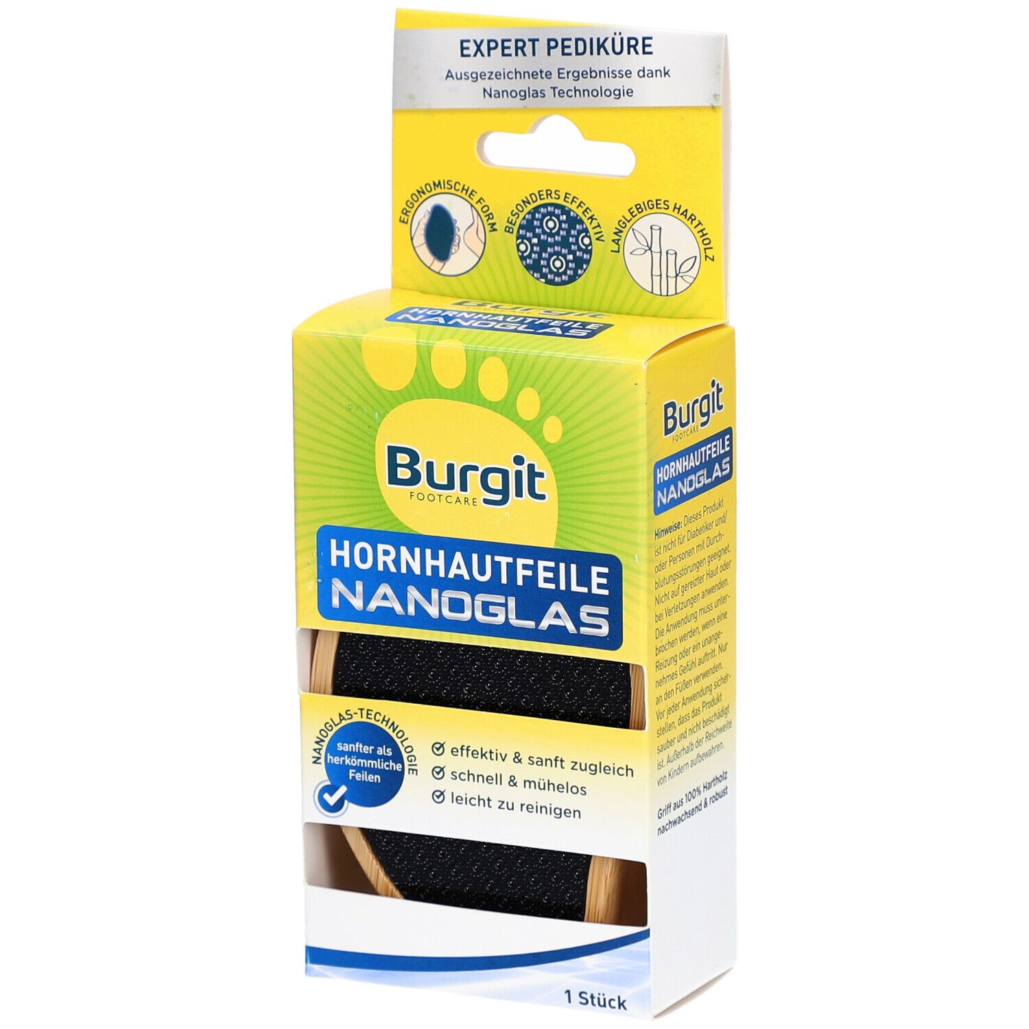 Burgit Hornhautfeile Nanoglas