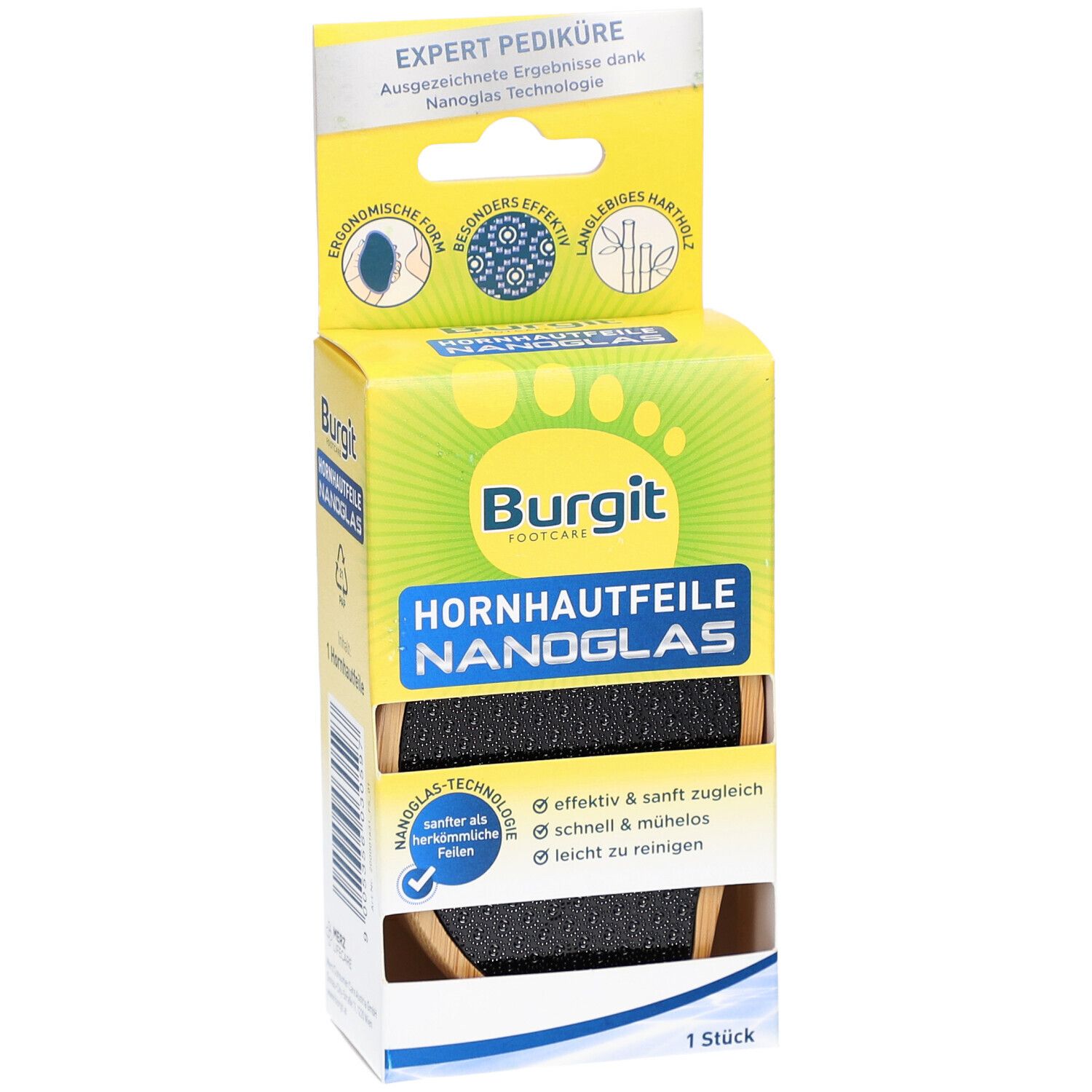Burgit Hornhautfeile Nanoglas