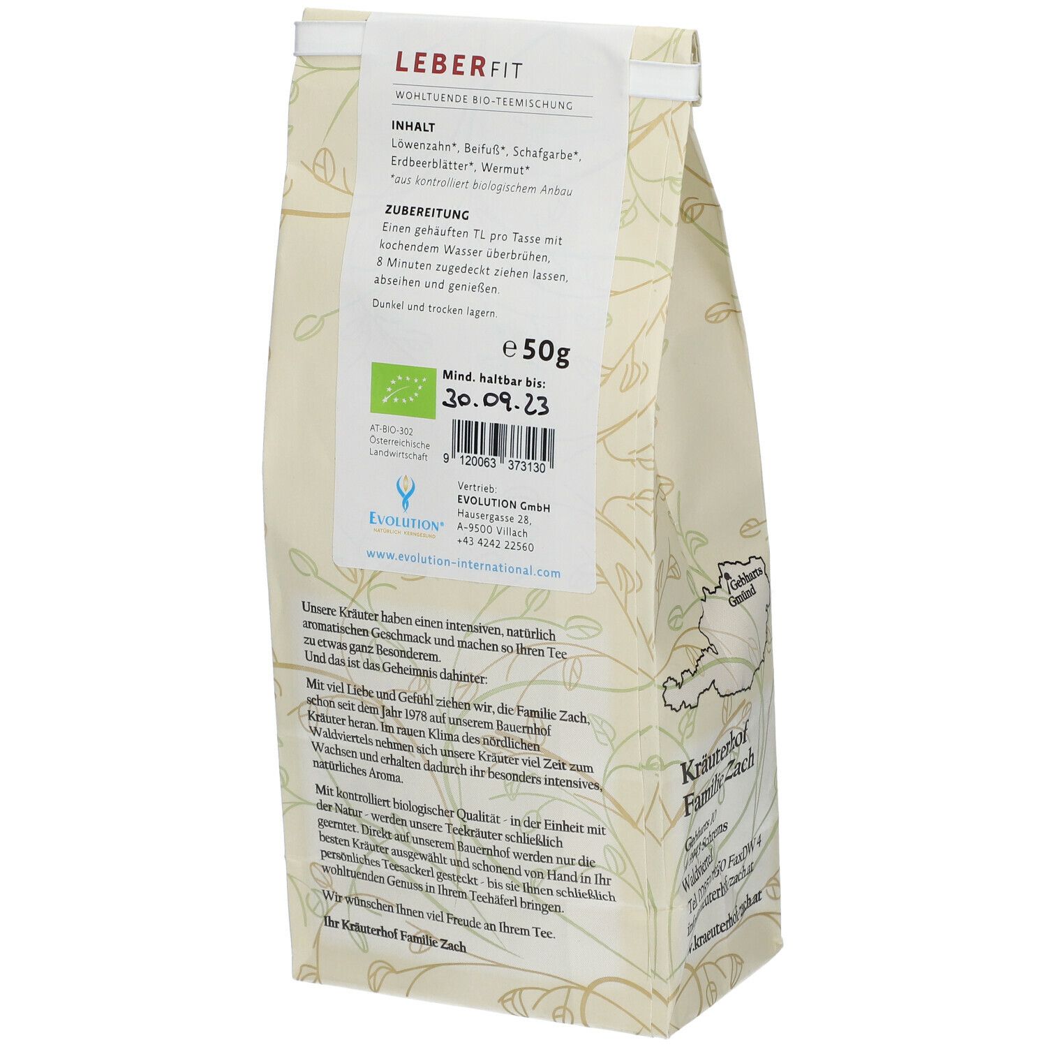 EVOLUTION® Leber Fit Bio-Kräutertee