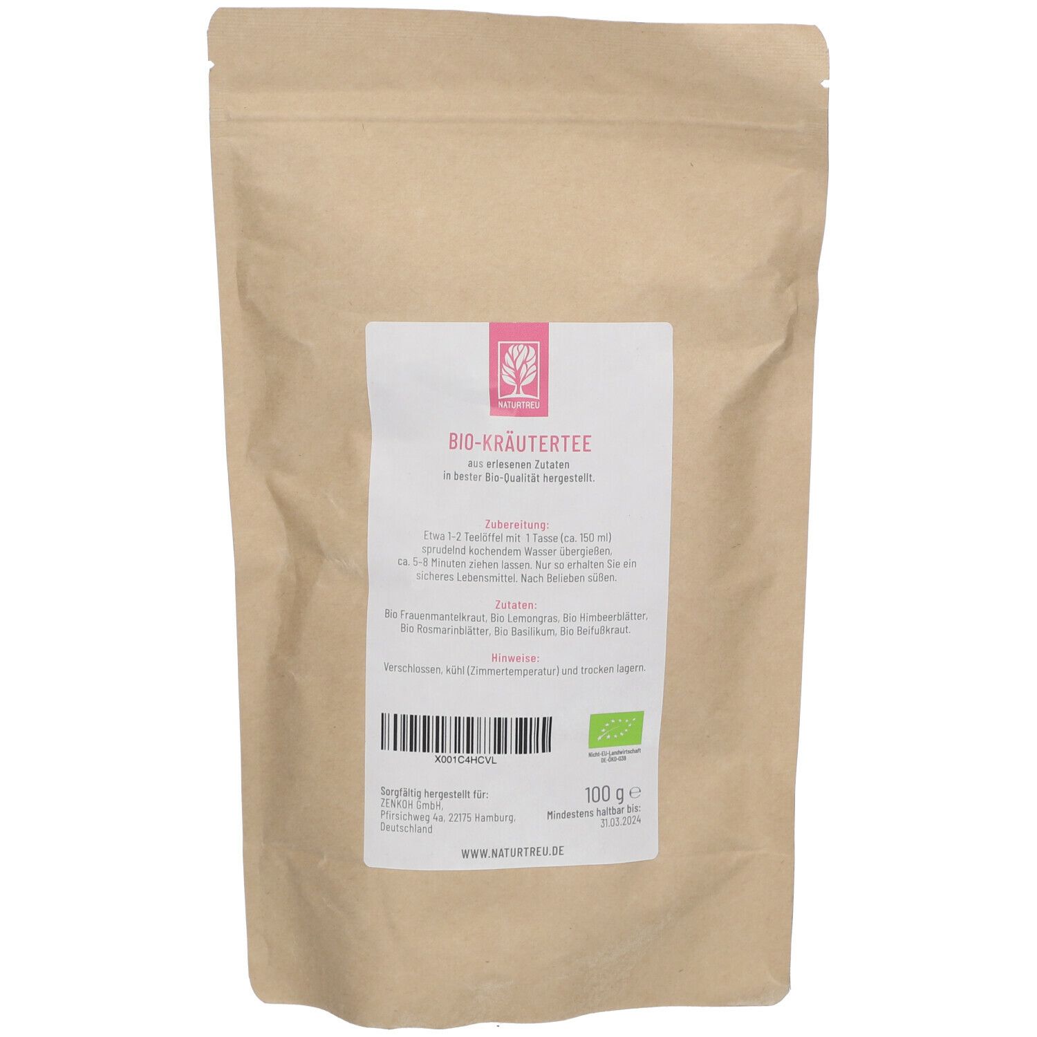 NATURTREU MUTTER WOHL BIO KRÄUTER TEE