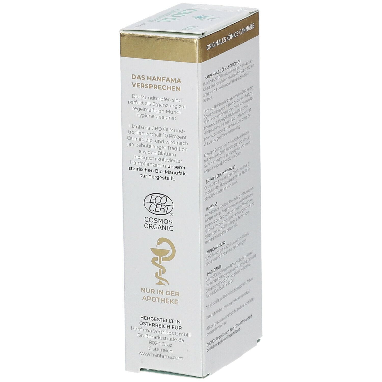 HANFAMA CBD Mundtropfen 10%