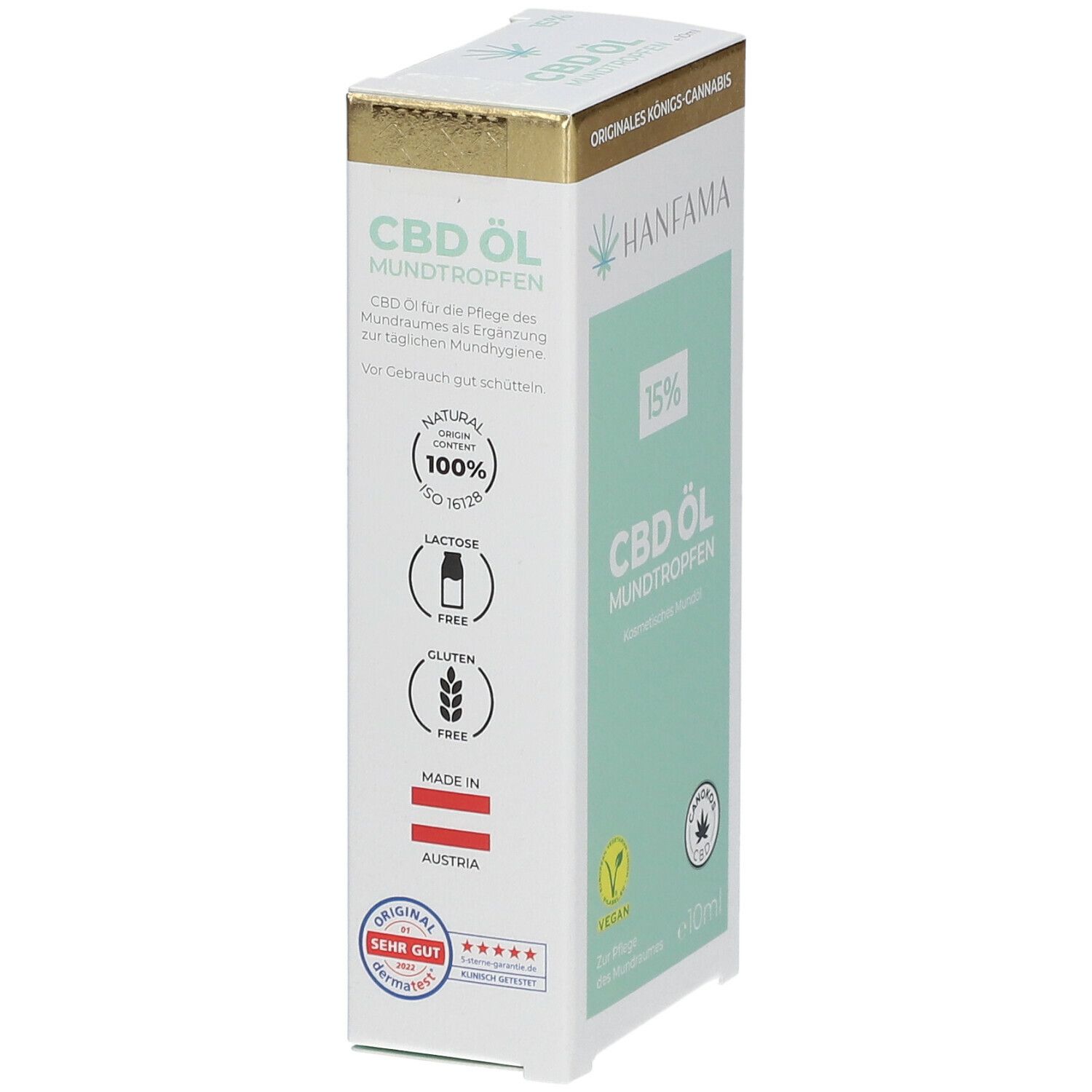 HANFAMA CBD Mundtropfen 15%