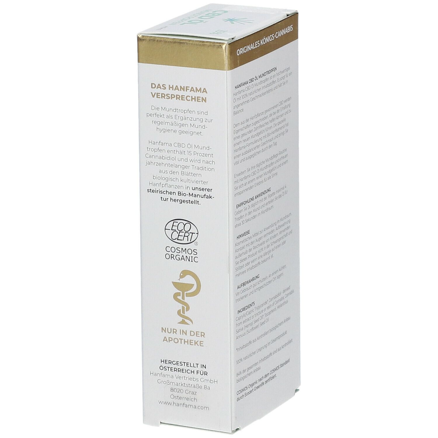 HANFAMA CBD Mundtropfen 15%