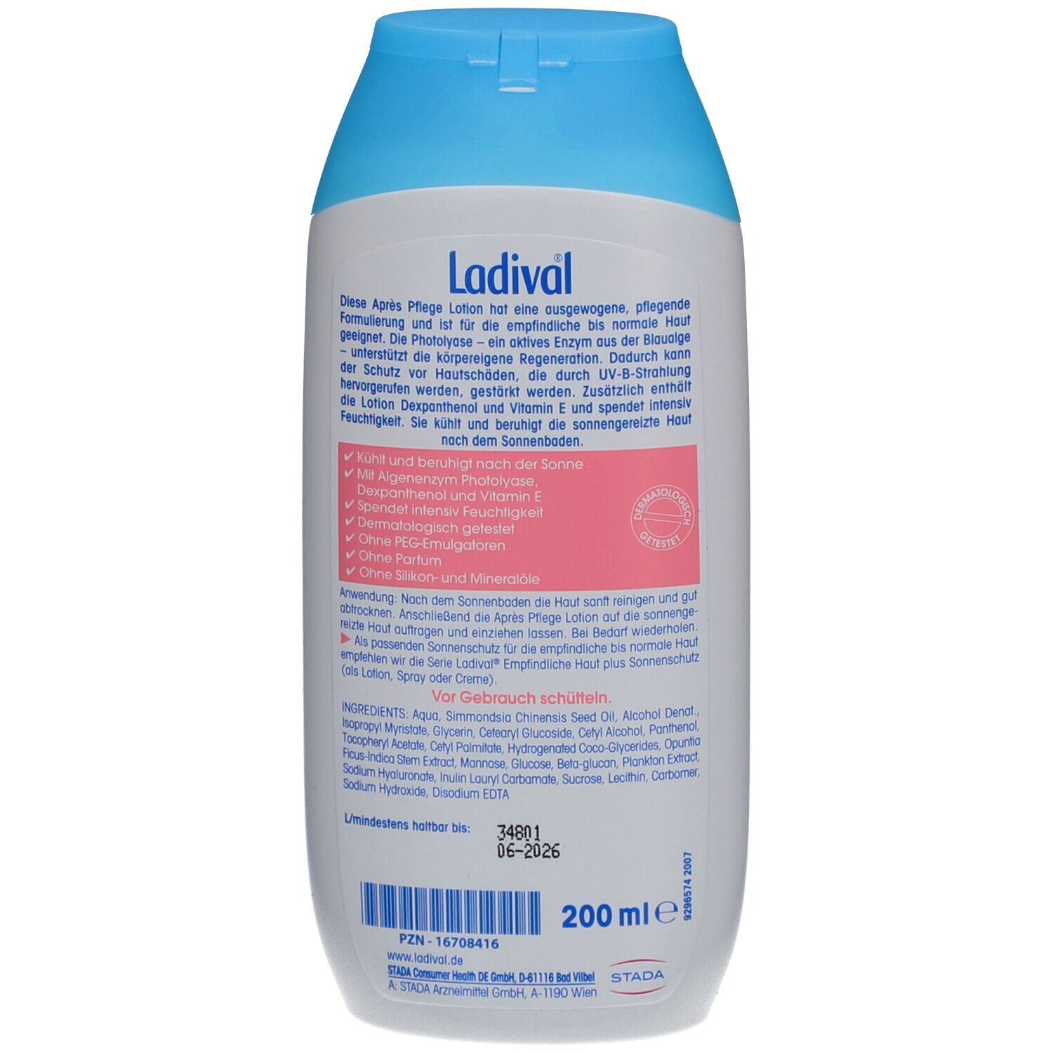 Ladival® après Empfindliche Haut plus Pflege Lotion