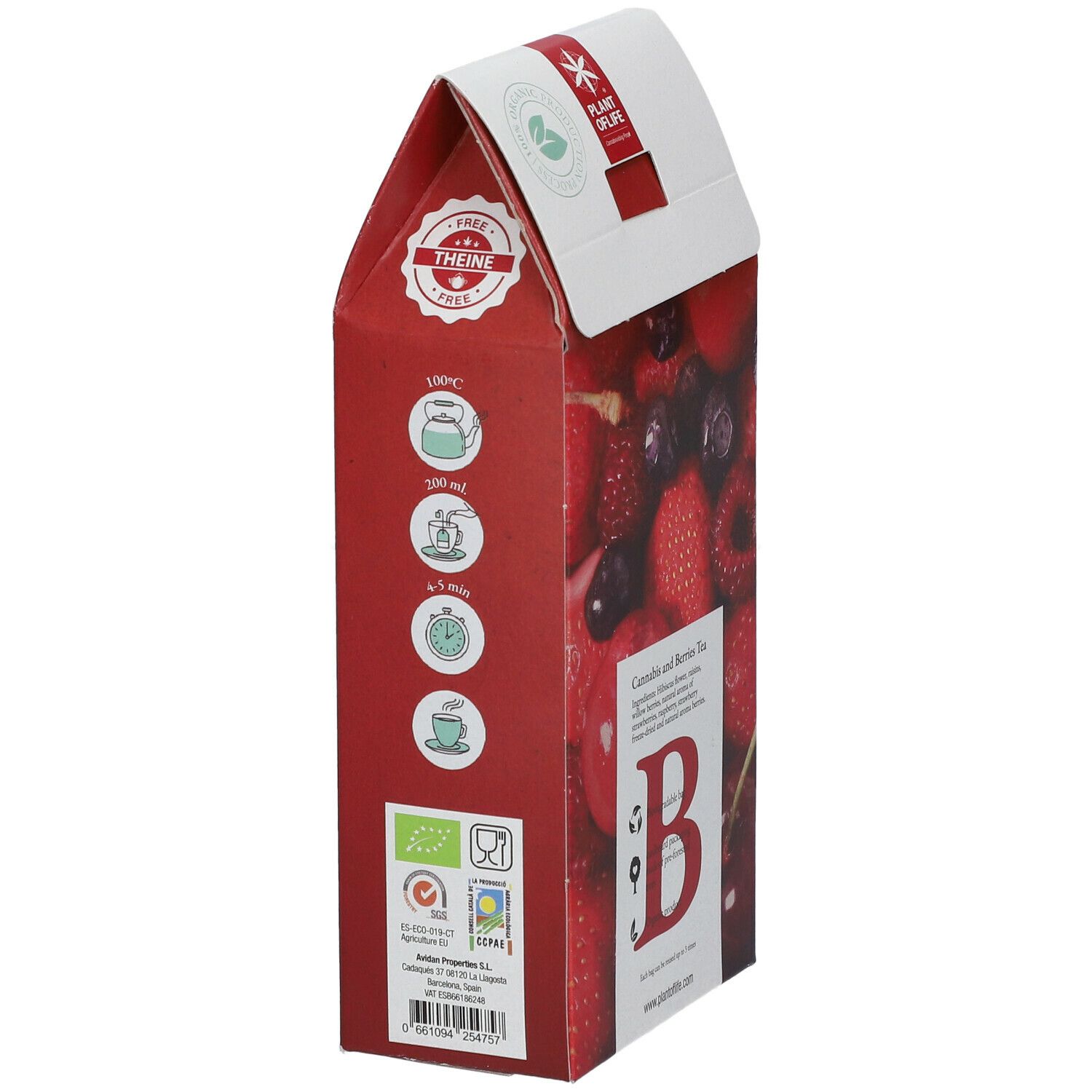 PLANTOFLIFE Cannabis Tea Beerenfrüchte
