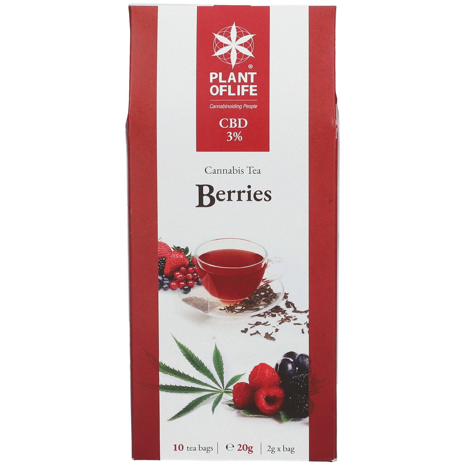 PLANTOFLIFE Cannabis Tea Beerenfrüchte