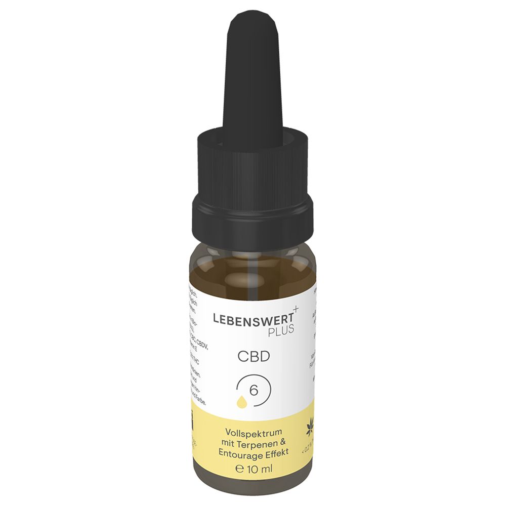 LEBENSWERT+ CBD Vollspektrum Hanfextrakt 6 %
