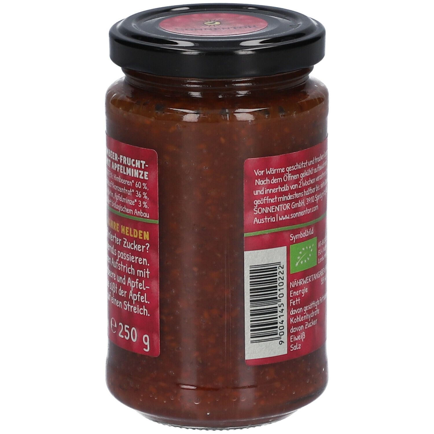 Sonnentor® Himbeere mit Apfelminze Fruchtaufstrich