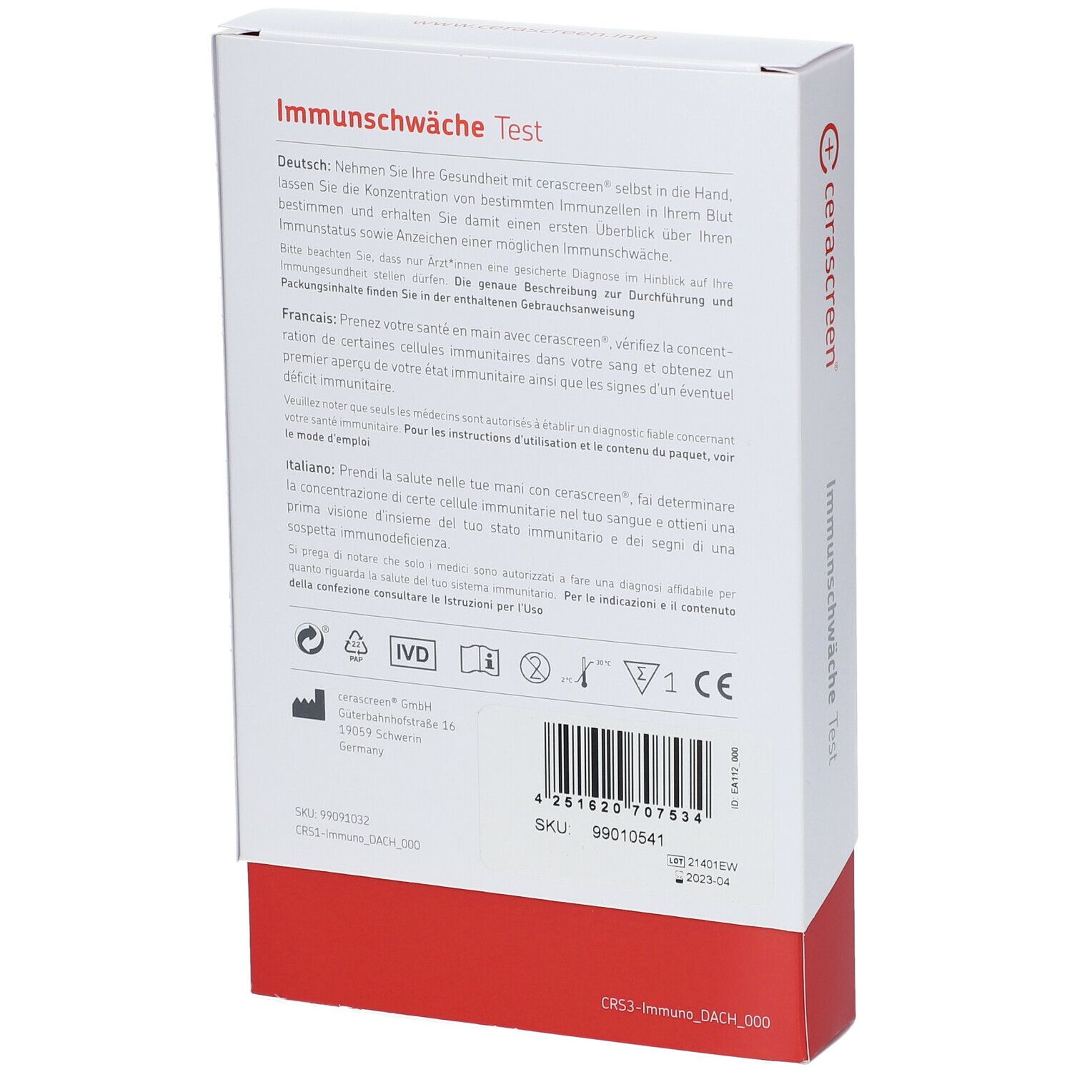 cerascreen® Immunschwäche Test