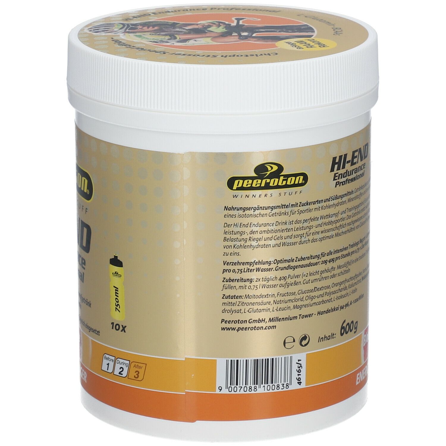 HIEND Endurance Energy Drink Professional 600g Blutorange 600 g Shop