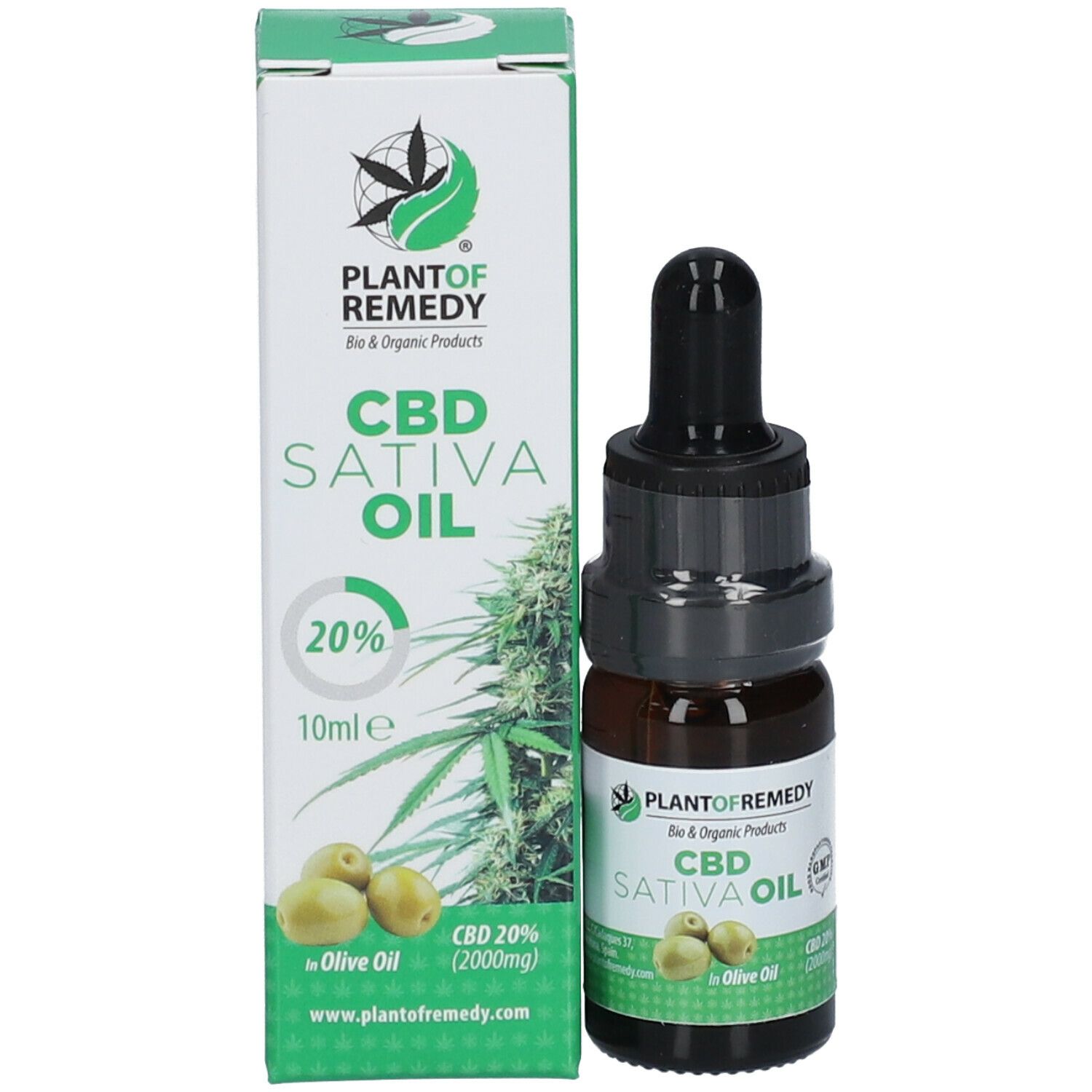 CBD Sativa Oil in Olivenöl 20 %