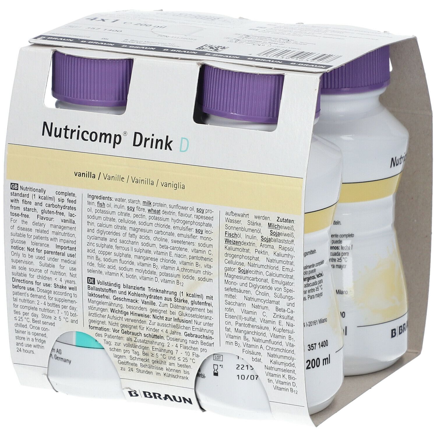 Nutricomp® Drink D Vanille