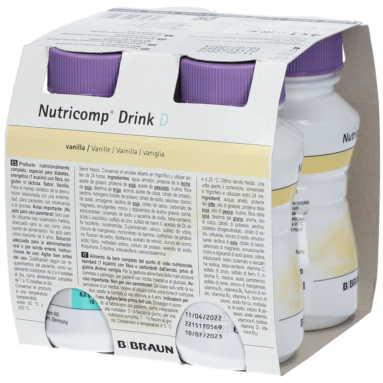 Nutricomp® Drink D Vanille