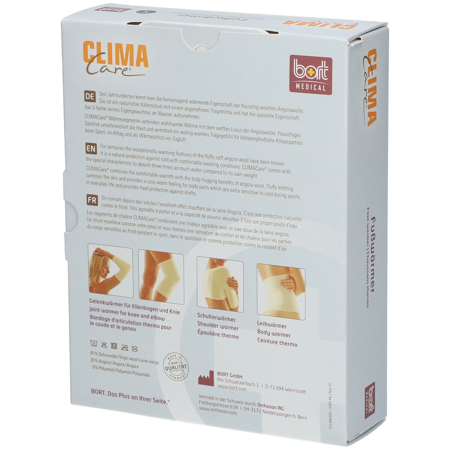 Bort CLIMACare® Fußwärmer Größe 36 - 38