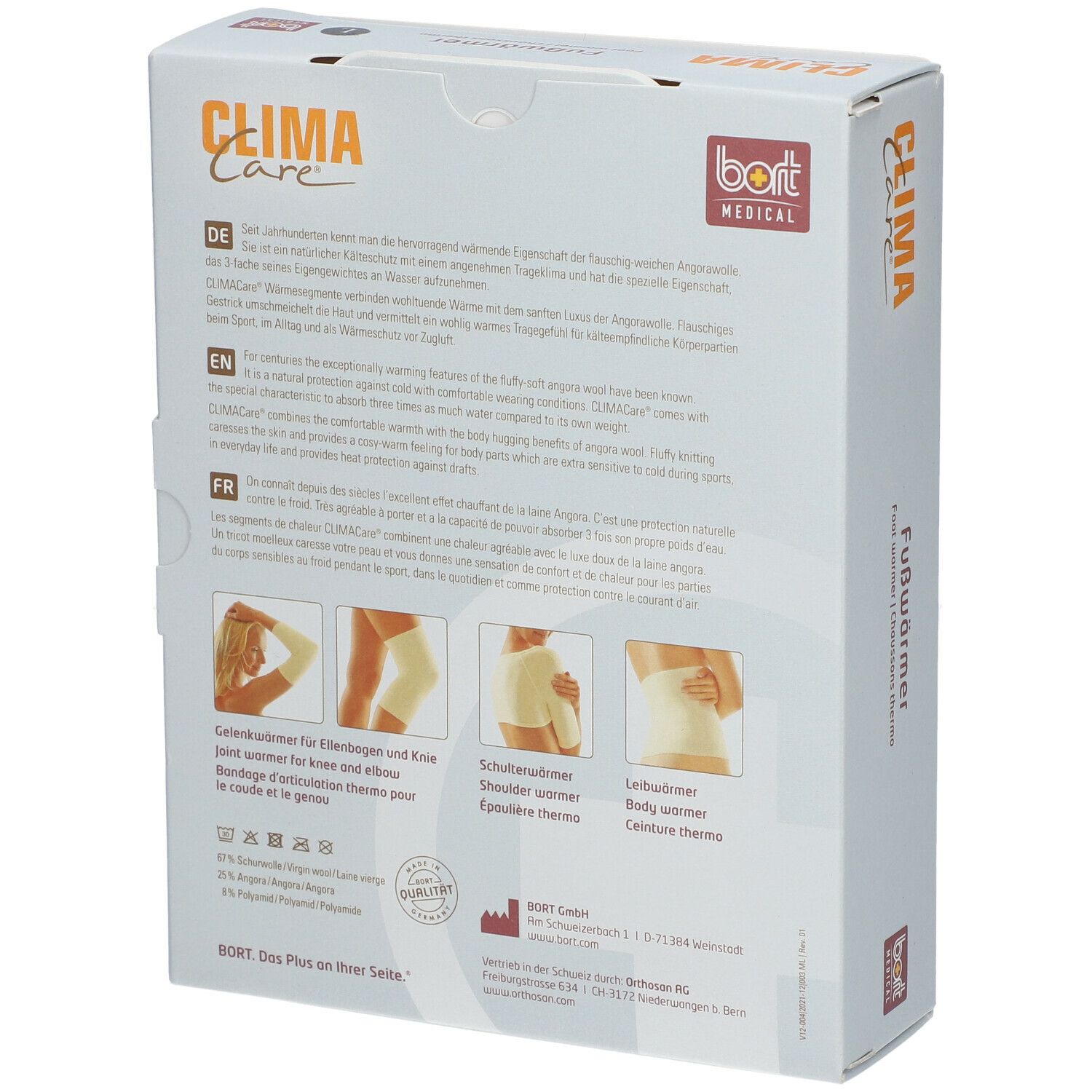 Bort CLIMACare® Fußwärmer Größe ab 41