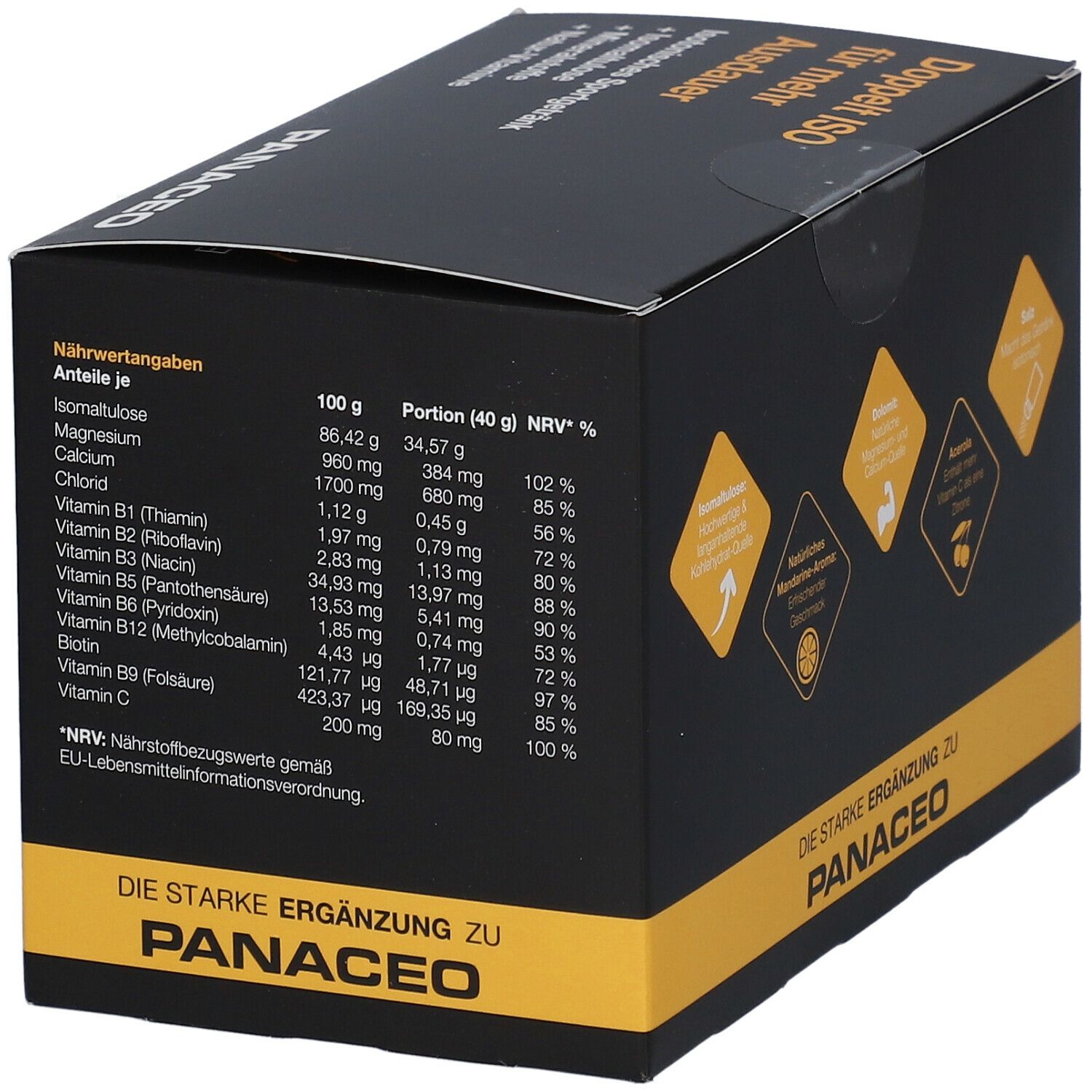 PANACEO ISO² 10 pack ENERGY PANACEO