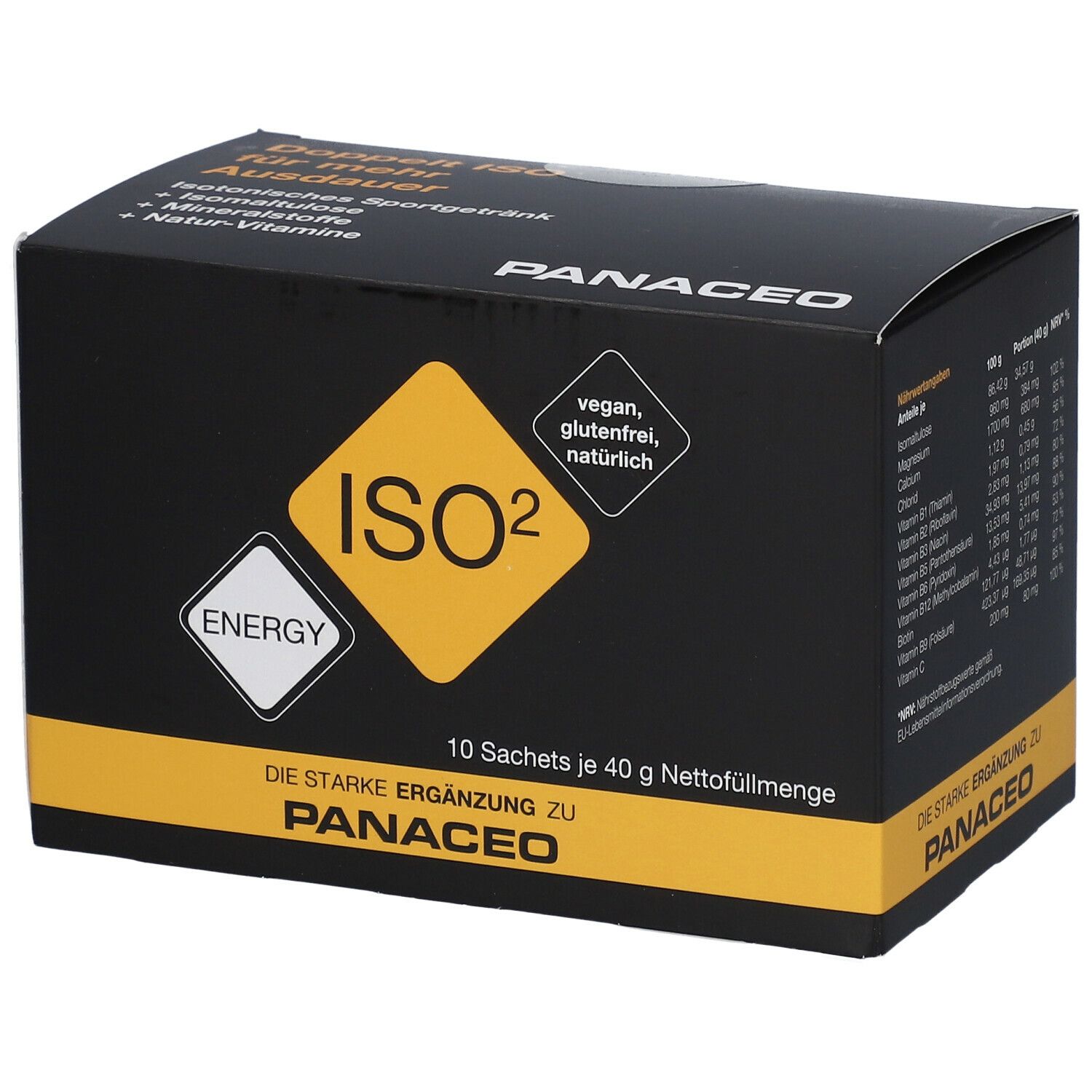 PANACEO ISO² 10 pack ENERGY PANACEO