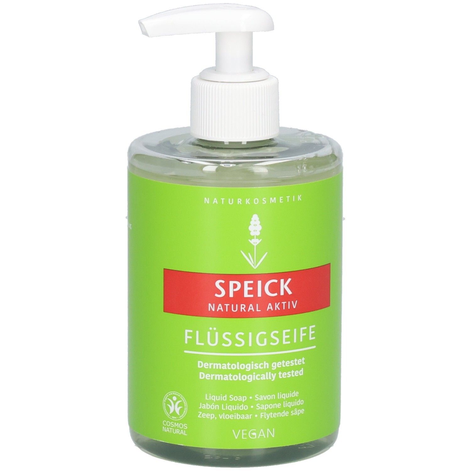 Speick Natural Flüssigseife Im Spender - 300 Ml - Milde Pflegeseife Mit Pflanzlichen Waschstoffen