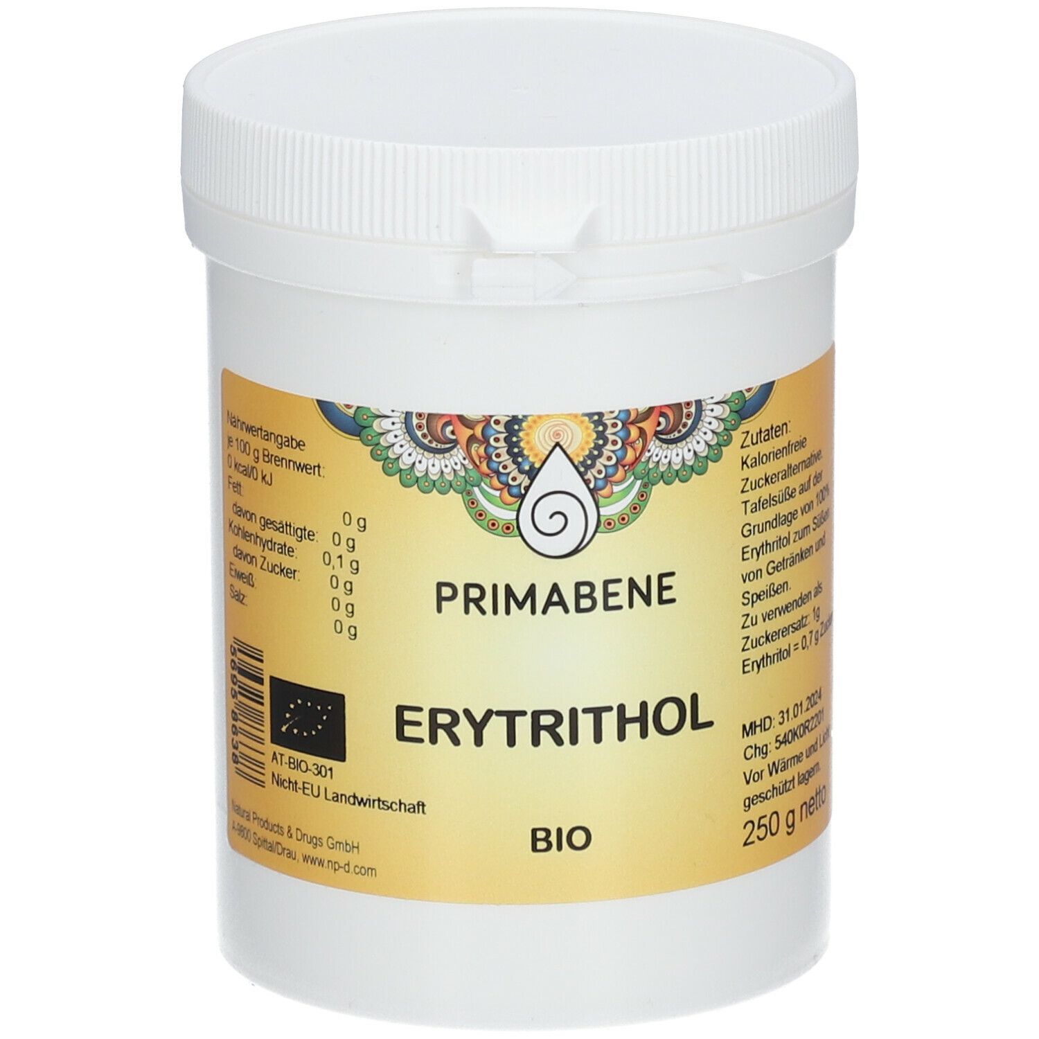 PRIMABENE Erytrithol BIO