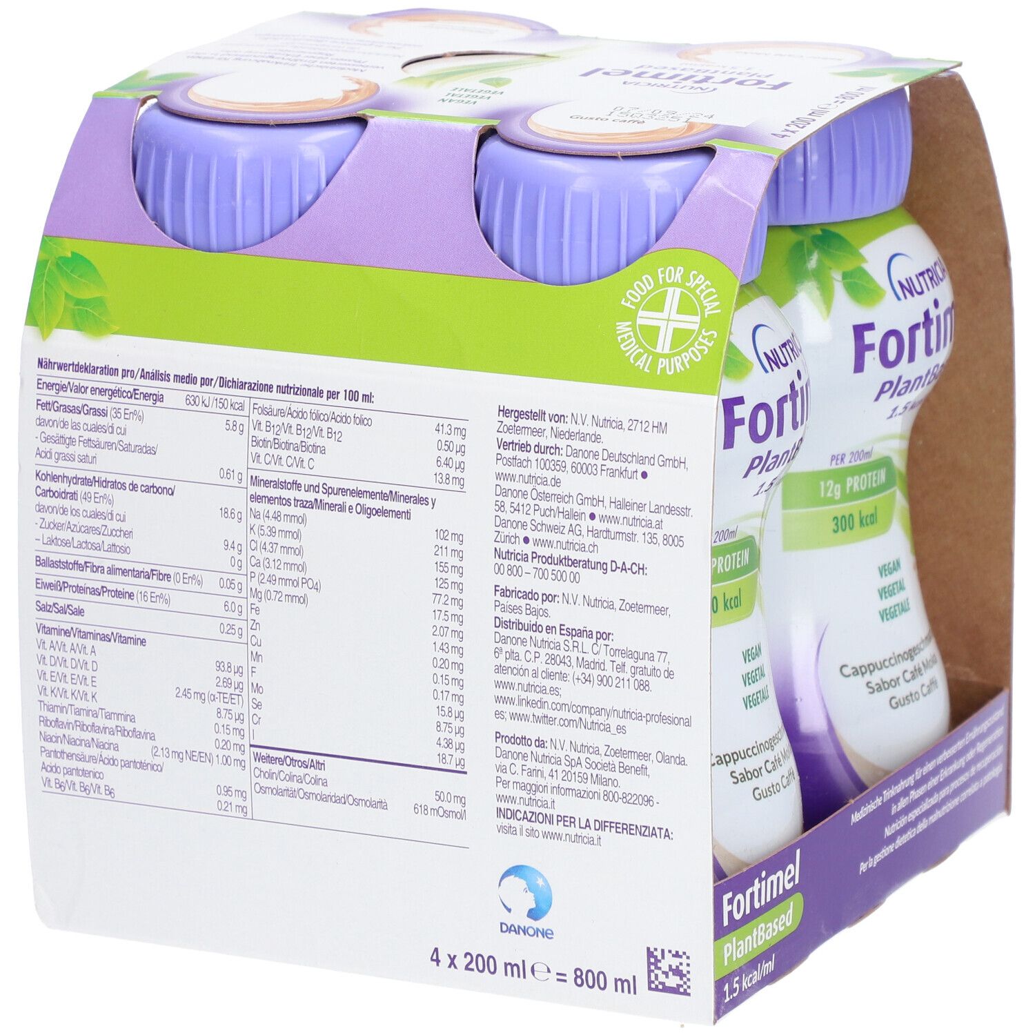 Fortimel PlantBased Energy Cappuccino
