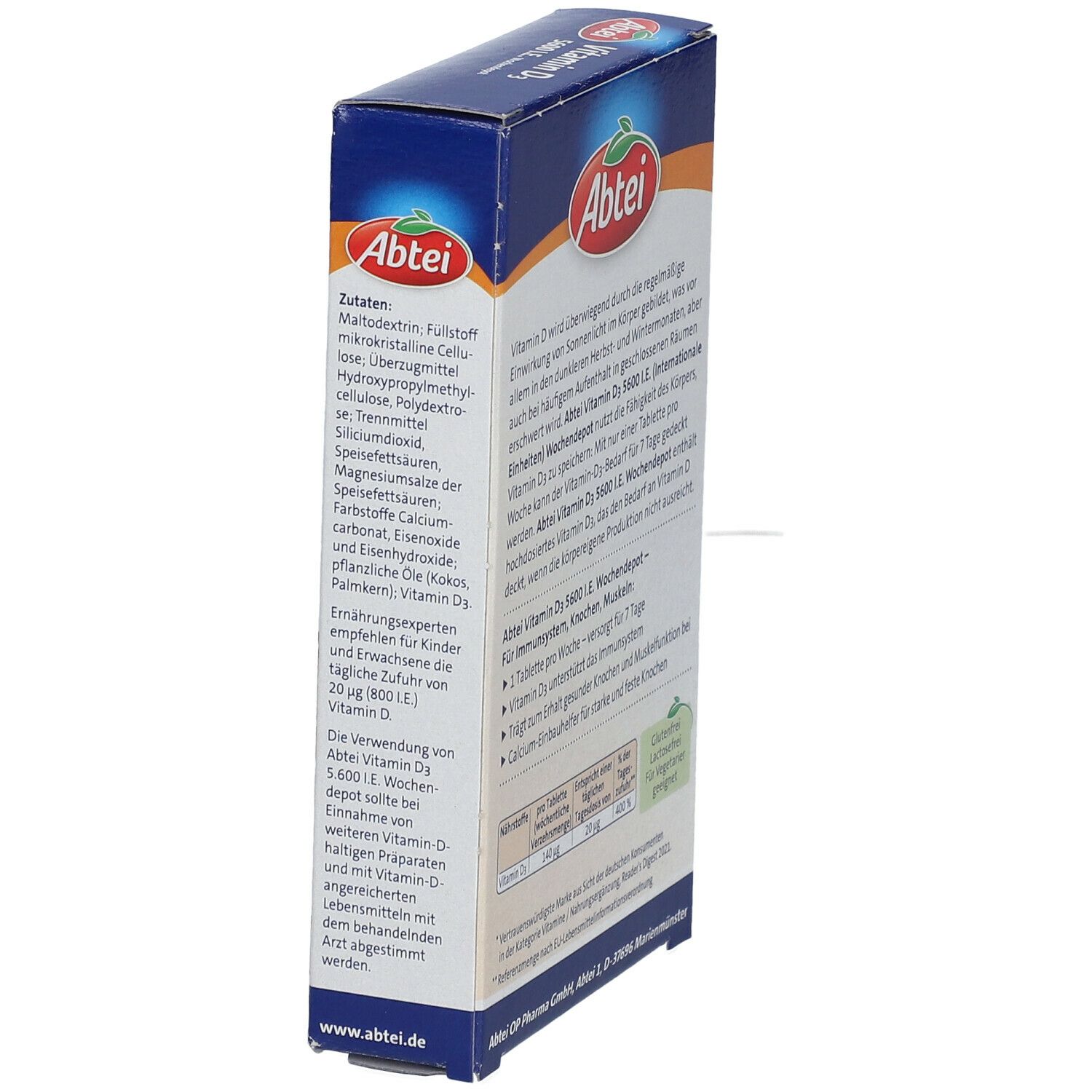 Abtei Vitamin D3 5.600 I.E.