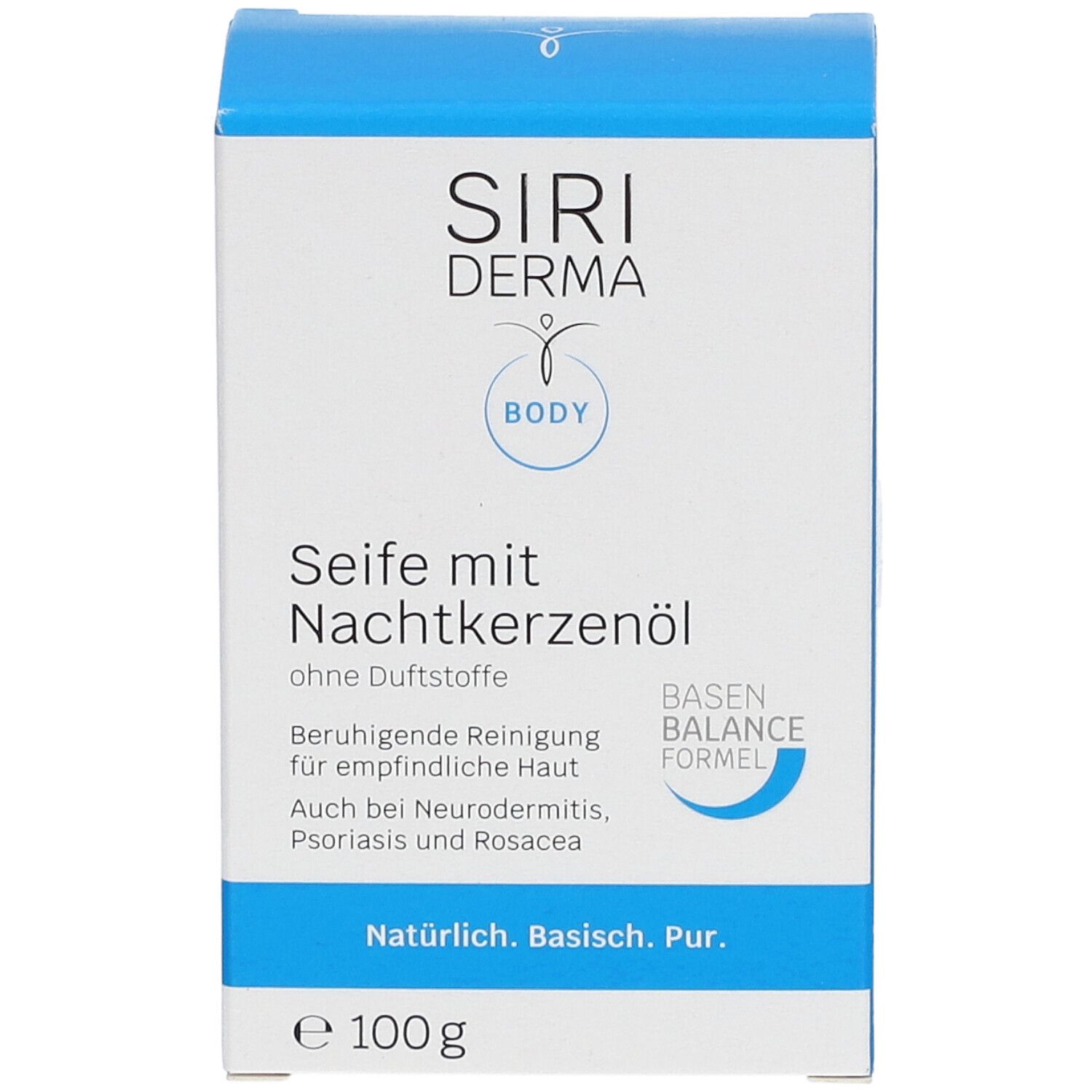 SIRIDERMA Seife mit Nachkerzenöl