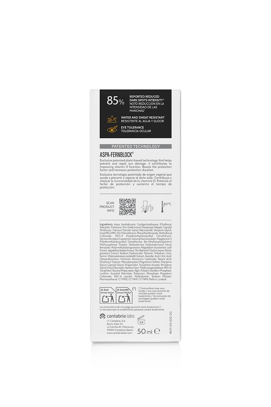 HELIOCARE 360° Pigment Solution Fluid und Verpackung, SPF 50+.