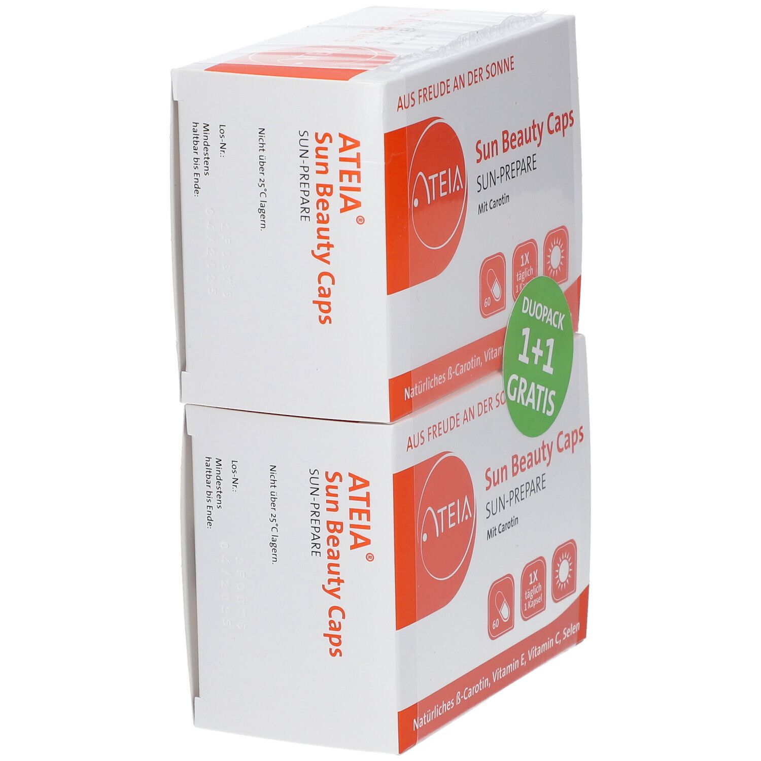 ATEIA® SUN BEAUTY CAPS mit Carotin