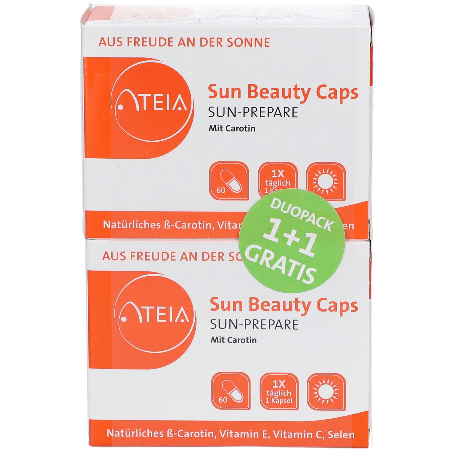 ATEIA® SUN BEAUTY CAPS mit Carotin