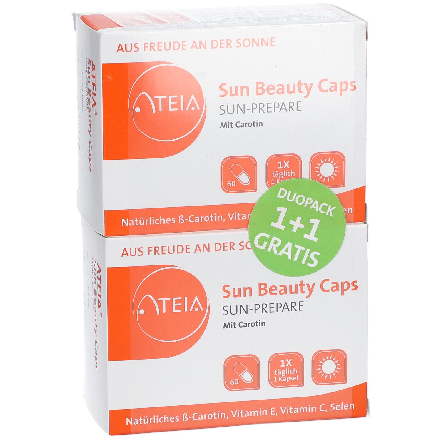 ATEIA® SUN BEAUTY CAPS mit Carotin