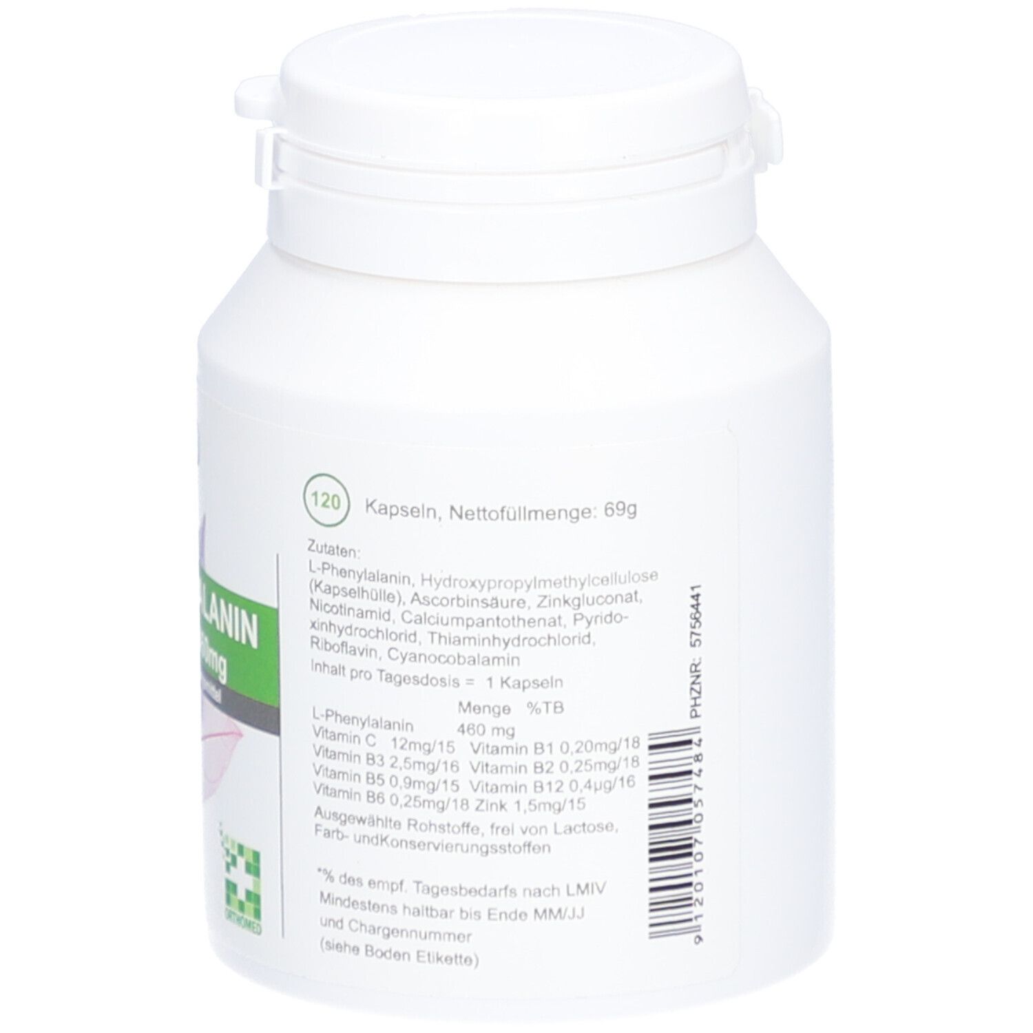 PhytoAustria L-Phenylalanin Forte 460 mg