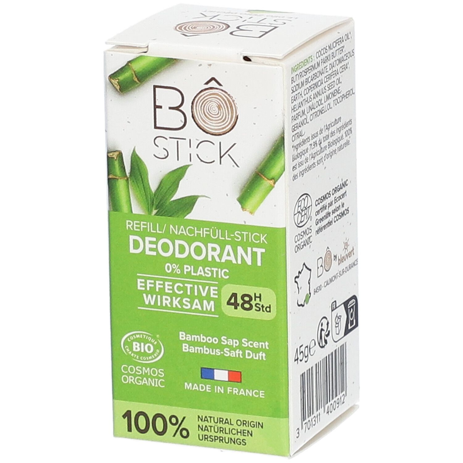BÔ Deodorant Bambussaft Refill